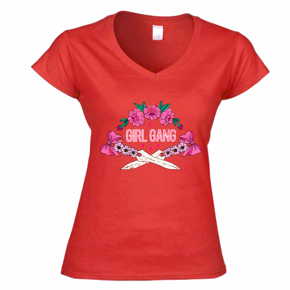 t-shirt donna V