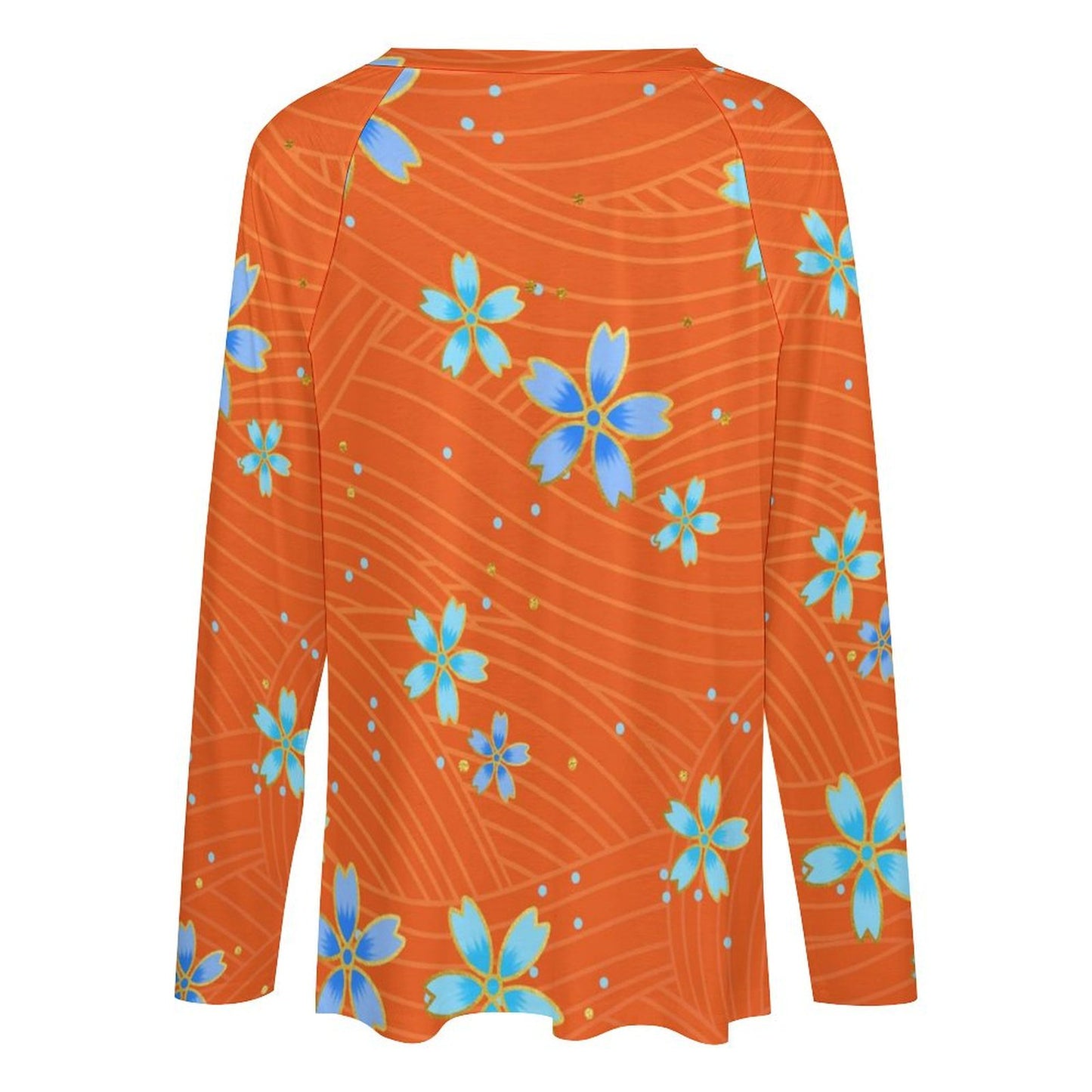T-shirt ample à manches longues pour femme
