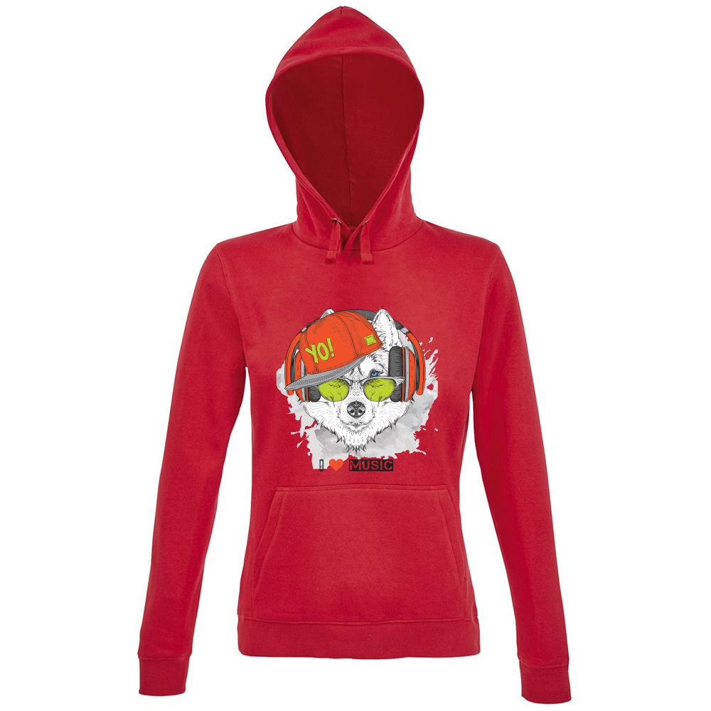 Felpa Donna con Cappuccio