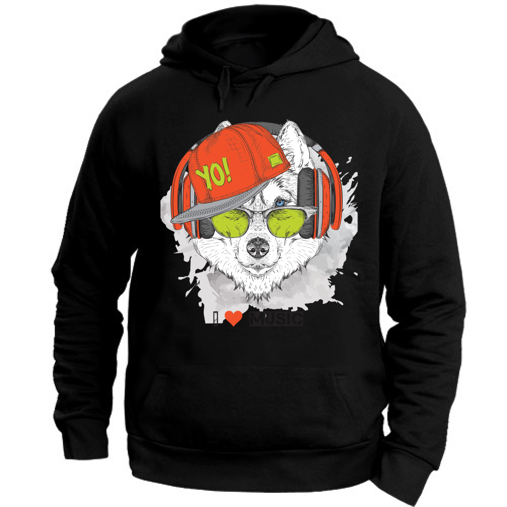 Felpa Unisex con Cappuccio